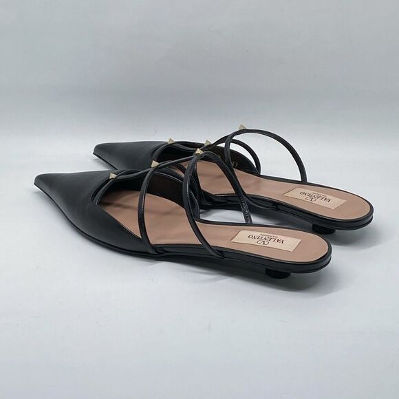 Valentino Garavani Rockstud Wispy Calfskin Mules size 37 - Picture 10 of 14